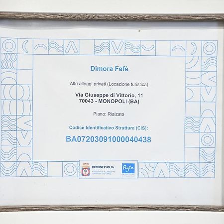 Dimora Fefe Apartment Monopoli Ngoại thất bức ảnh